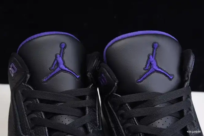 Rep TBkick Black 3 CT8532-050 Court Air Jordan Retro Purple 0611